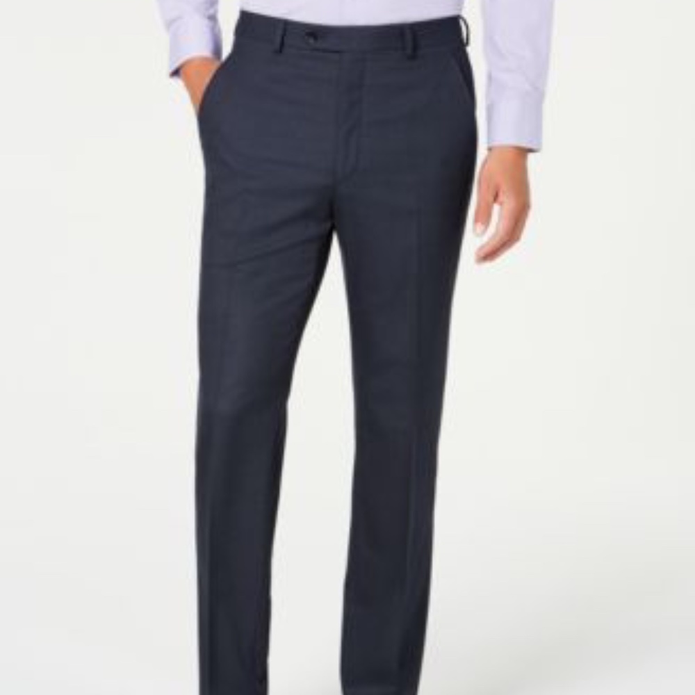 Alfani Mens Slim-Fit Performance Str Navy 32x32